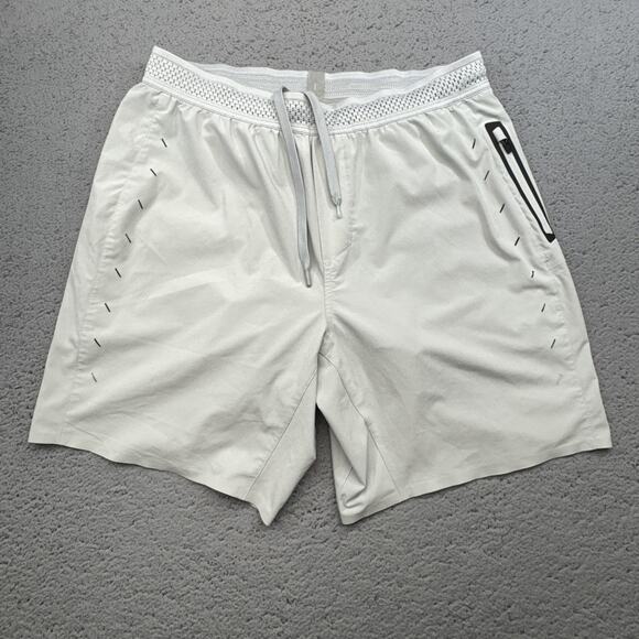 Ten Thousand Interval Shorts Men Small Gray Athletic Lined Train Gym Run 7 In - Picture 1 of 8
